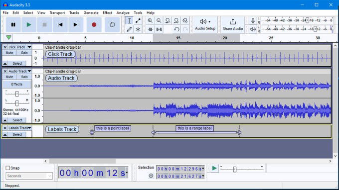 Phần mềm ghi âm Audacity