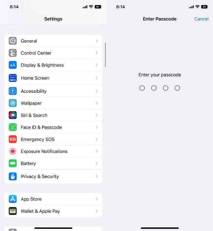 Khắc phục lỗi Face ID trên iPhone 12 cũ