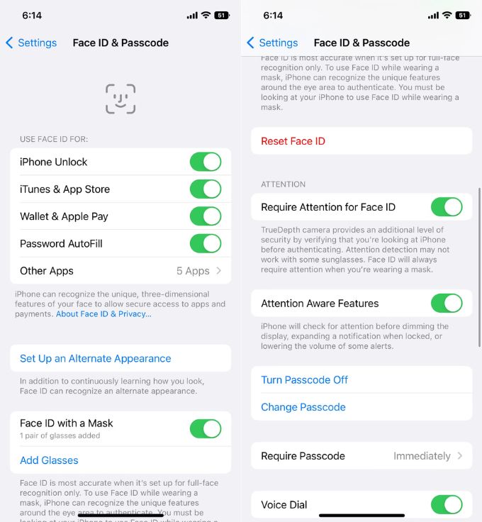 Khắc phục lỗi Face ID trên iPhone 12 cũ