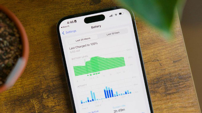 Pin trên iPhone 14 Pro Max 256GB màu vàng