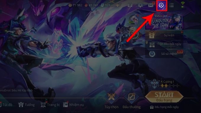 cách bật fps 120 trong Liên Quân mobile trên Android bước 3