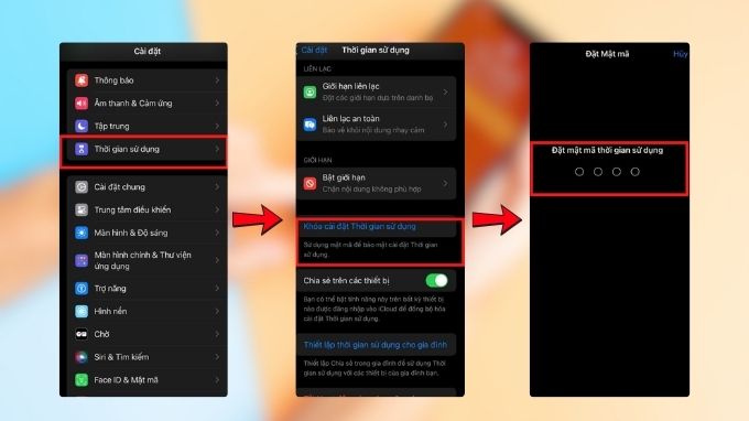 Cách khóa tin nhắn trên iPhone bước 1