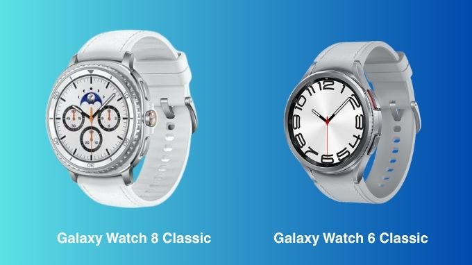 Galaxy Watch 8 Classic và Watch 6 Classic thiết kế