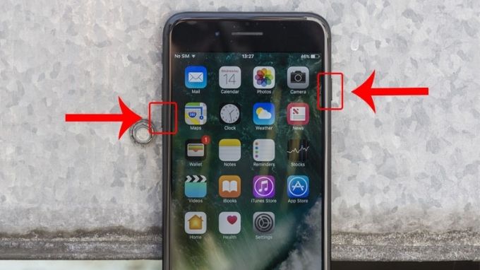 hard reset để kích pin iPhone