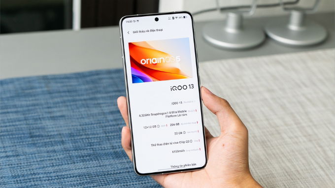 iQOO 13 5G 512GB sở hữu App 007Win hỗ trợ đa dạng nền tảng lớn dạng đục lỗ có kích thước 6,82 inch