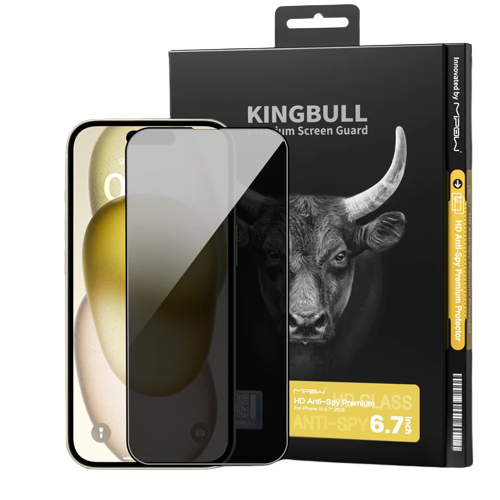 Dán cường lực Mipow Kingbull HD Premium iPhone 15 Plus