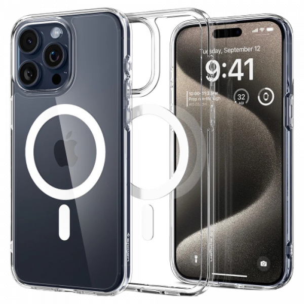 Ốp lưng Spigen Crystal Magfit iPhone 15 Pro
