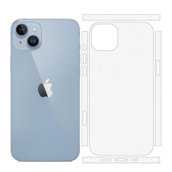 Miếng dán dẻo nhám PPF mặt sau iPhone 14 Plus