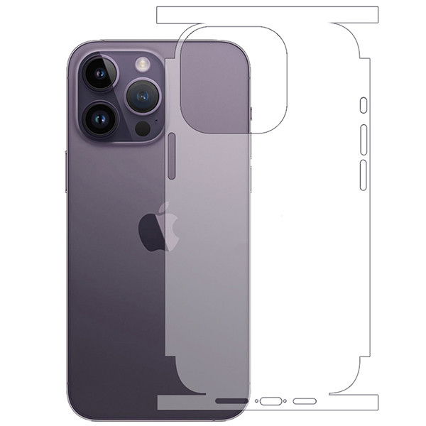 Miếng dán dẻo nhám PPF mặt sau iPhone 14 Pro