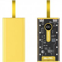 Sạc Dự Phòng Power Bank PD 66W Trong Suốt 20000mAh