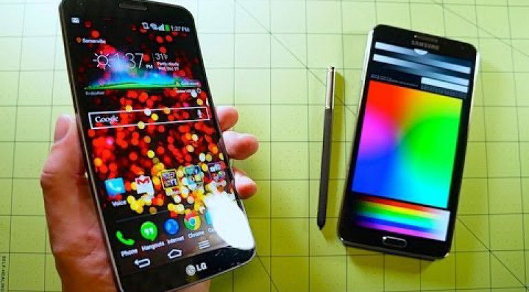 LG G Flex vs Note 3