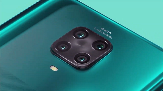 Cụm camera Redmi Note 9 Pro với cảm biến chính 64MP