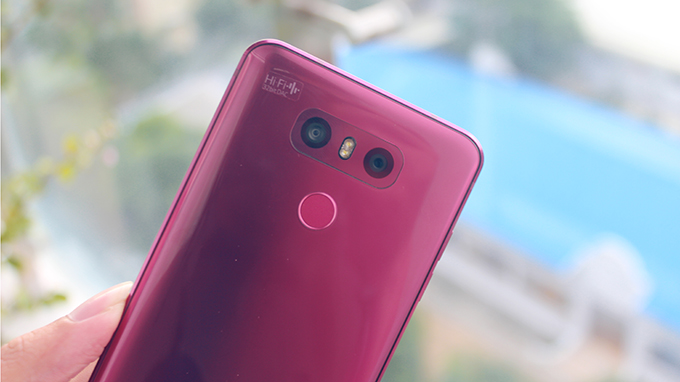 Camera LG G6 có một ống kính góc rộng nâng cao hiệu quả chụp ảnh