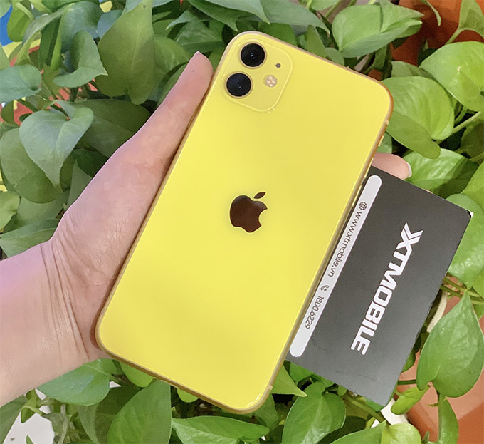 iPhone 11 64GB được trang bị hệ thống camera kép ở mặt sau