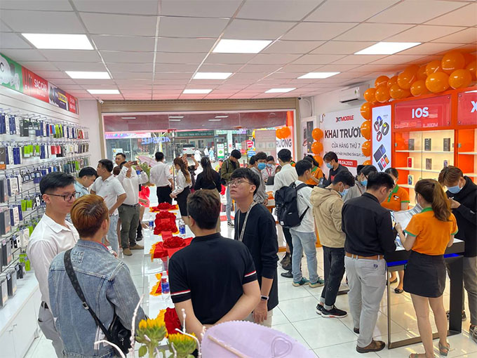 Hình ảnh khai trương cửa hàng 396 Nguyễn Thị Thập, Quận 7