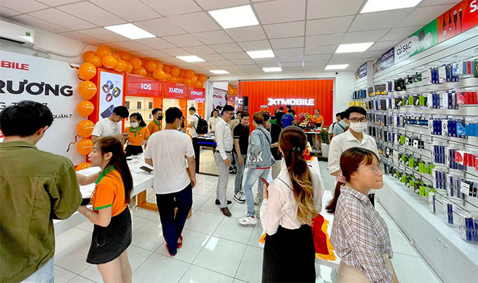 Hình ảnh khai trương cửa hàng 396 Nguyễn Thị Thập, Quận 7