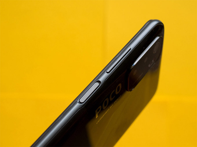 Cảm biến vân tay POCO M3 Pro 5G được tích hợp ở cạnh bên