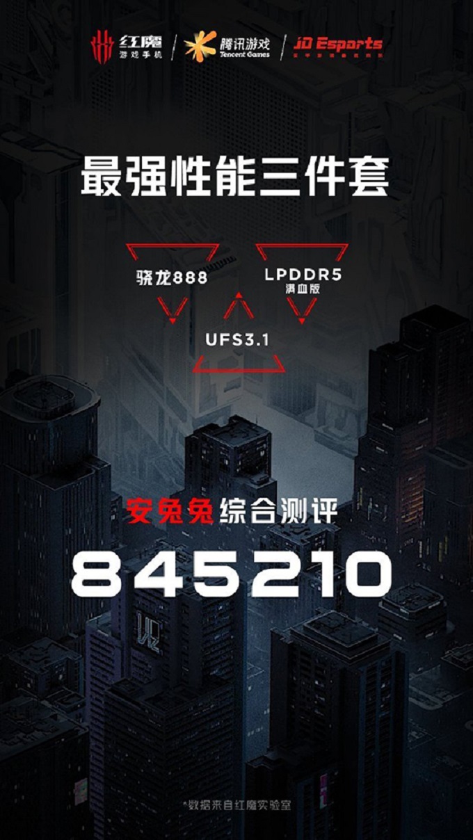 Red Magic 6R đạt hiệu năng 'khủng' trên AnTuTu với chip Snapdragon 888