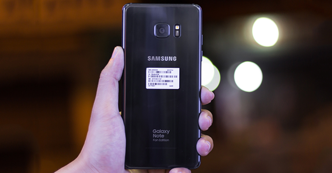 Galaxy Note FE vẫn có thiết kế như Galaxy Note 7