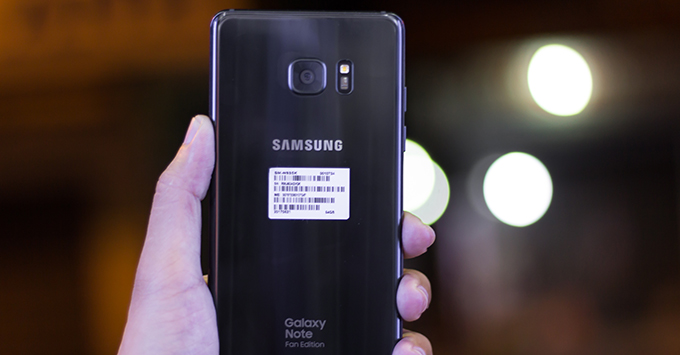 Galaxy Note FE mang hình dáng của Note 7