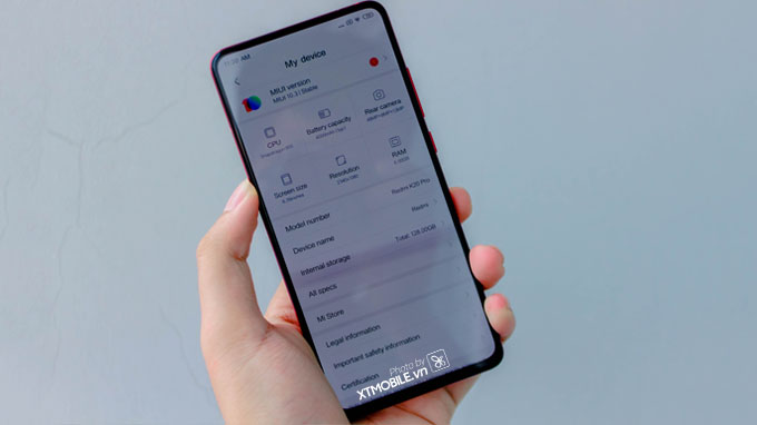 Thiết kế Redmi K20 Pro khiến người dùng không thể rời mắt